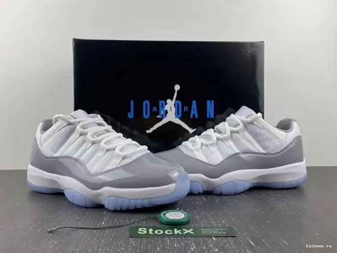 Rep Kickmax 11 AV2187-140 Jordan Air Grey Low Cement 0420